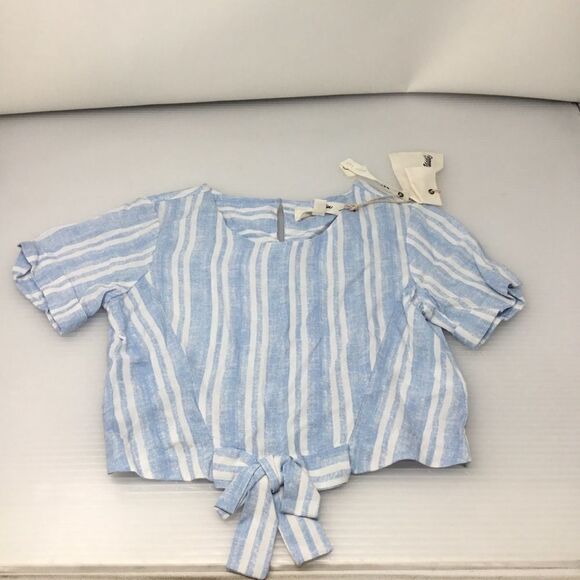 Maddie Tie Front Shirt (C15) - Picture 2 of 5